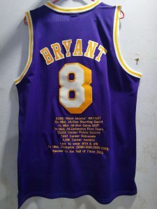 Kobe Bryant - Los Angeles Lakers #8 Tribute purple