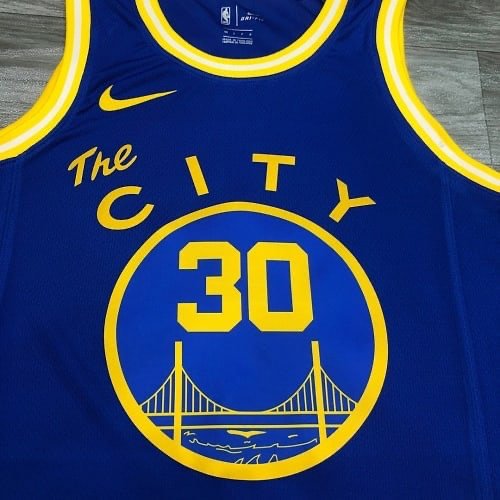Steph Curry Golden State Warriors Nike City Edition Swingman Jersey  Men's XL #30