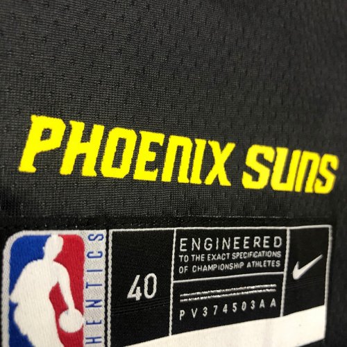 Jordan Men's Phoenix Suns Devin Booker #1 Black Dri-FIT Swingman Jersey