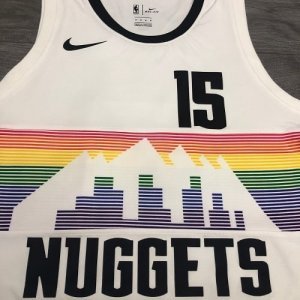 Denver Nuggets Nikola Jokic #15 - White