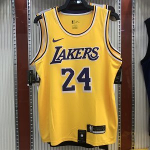 Kobe Bryant Los Angeles Lakers - Yellow Swingman #24