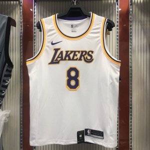 Kobe Bryant Los Angeles Lakers - White Swingman #8