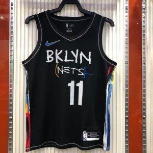 Brooklyn Nets Kyrie Irving #11 Nike Black 2020-2021 Swingman Jersey - City Edition