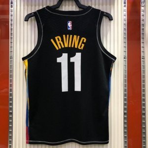 Brooklyn Nets Kyrie Irving #11 Nike Black 2020-2021 Swingman Jersey - City Edition