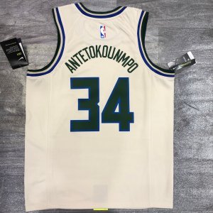 Milwaukee Bucks Giannis Antetokounmpo No.34 Swingman Jersey - Dream City