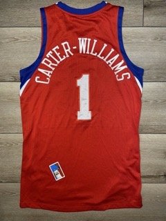 Michael Carter-Williams MCW Size L+2 76ers Game Issued Jersey Adidas Rev30 2014
