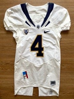 Kenny Lawler Cal Bears Nike NCAA Football Game Worn Used Issued Procut Jersey 4