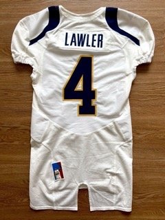 Kenny Lawler Cal Bears Nike NCAA Football Game Worn Used Issued Procut Jersey 4