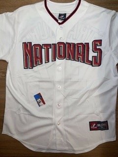 Stephen Stratsburg Washington Nationals White MLB Jersey size M Mens Medium #37