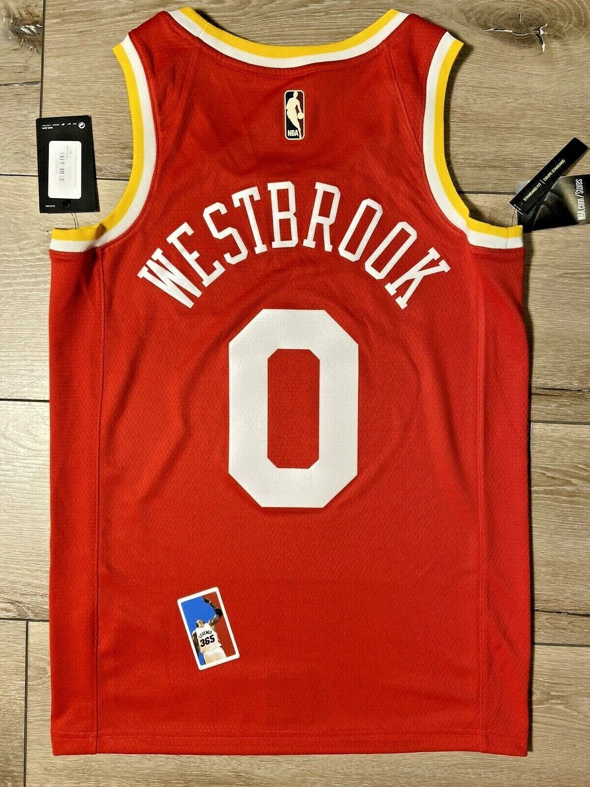 Nike, Shirts, Russell Westbrook Houston Rockets Throwback Jersey