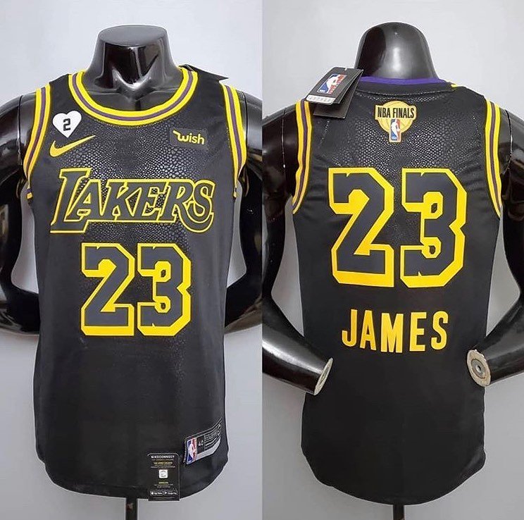 lakers black mamba jersey