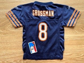 Rex Grossman Chicago Bears Toddler Jersey NFL Reebok Football Blue Boys Size 2T