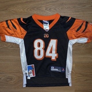 TJ Houshmandzadeh Black NFL Cincinnati Bengals Reebok Toddler Jersey 84 Size 4T