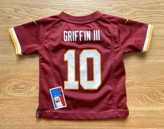 Robert Griffin RG3 Washington Redskins NFL Football Toddler Jersey Nike Size 2T