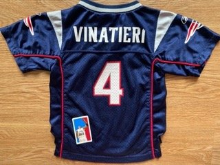 Adam Vinateri New England Patriots Reebok Jersey size 3T NFL Football Boys brady