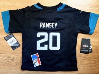 Jalen Ramsey Jacksonville Jaguars Black #20 NFL Toddler Boys Jersey Nike Size 4T