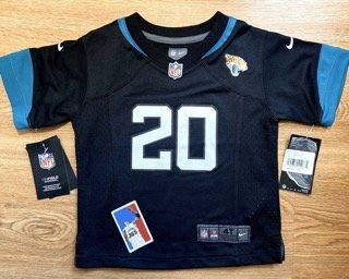 Jalen Ramsey Jacksonville Jaguars Black #20 NFL Toddler Boys Jersey Nike Size 4T