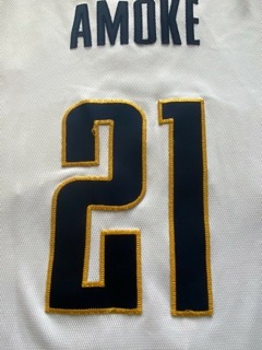 Omondi Amoke Cal Bears 2009 NCAA Basketball Tournament Game Issued Nike Jersey