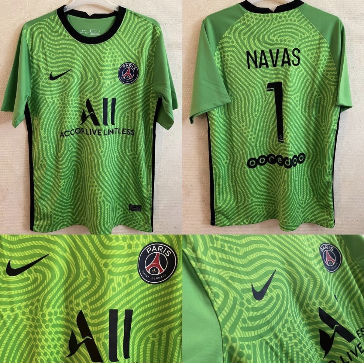 PSG Keylor Navas *maillot gardien* JerseyAve Marketplace