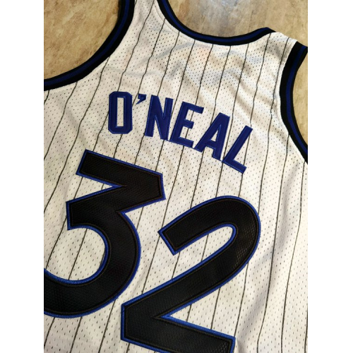 Framed Shaquille O'Neal Orlando Magic Autographed White 1993 Mitchell &  Ness Authentic Jersey