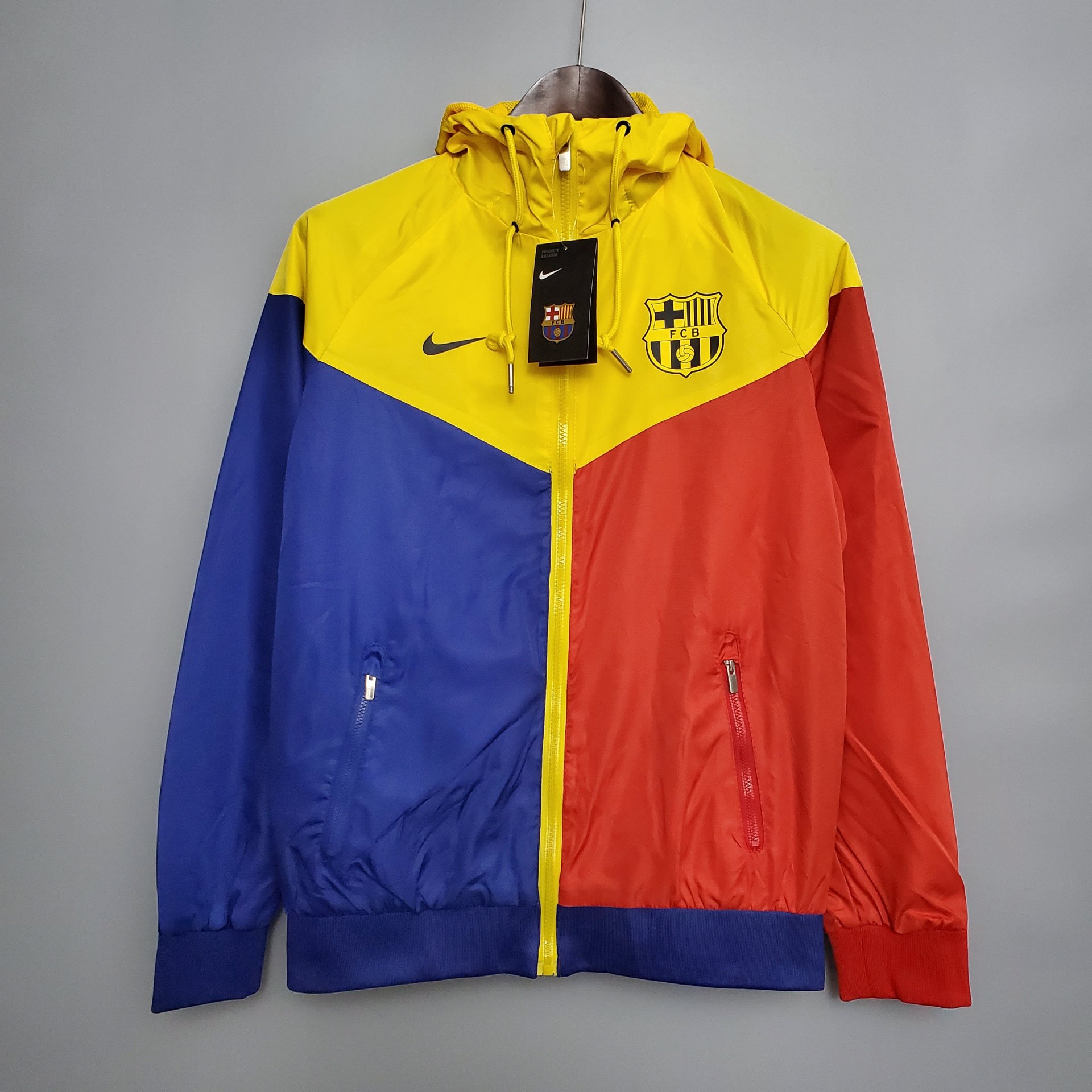 Red and on sale yellow windbreaker