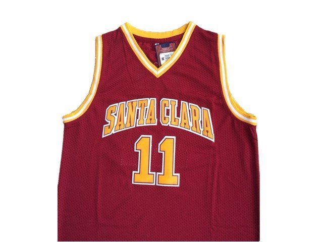 Steve Nash Santa Clara University 11 NCAA red jersey
