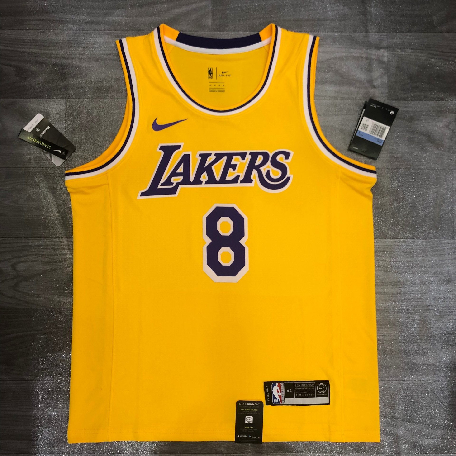 Kobe Bryant - Los Angeles Lakers #8 *Yellow* - JerseyAve - Marketplace