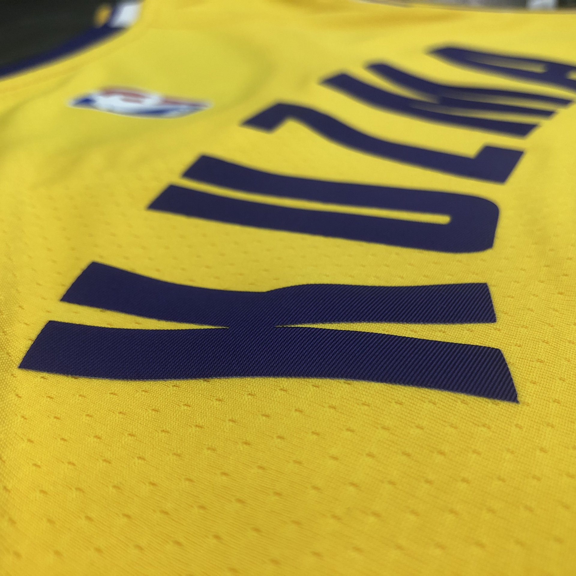 KYLE KUZMA Los Angeles LAKERS Nike WISH White KOBE KB Patch Swingman Jersey