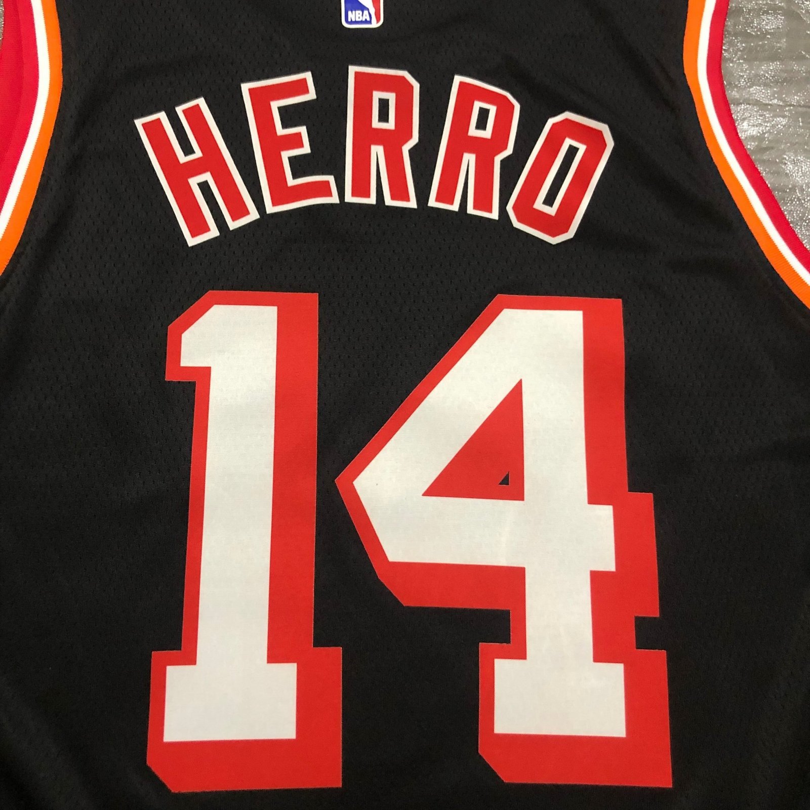 Tyler Herro - Miami Heat *retro* style Black #14
