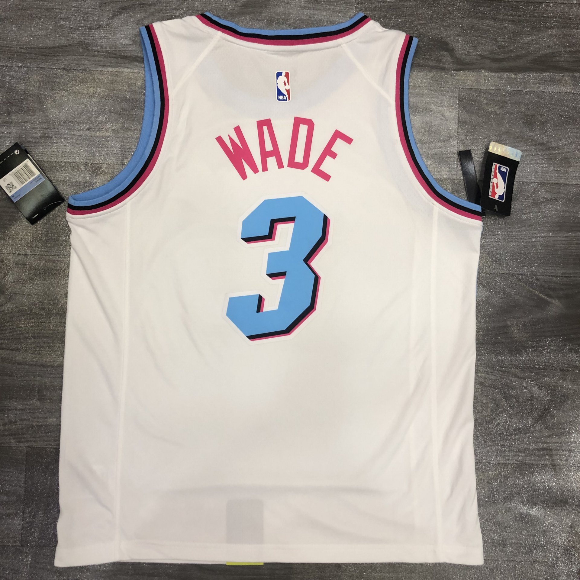 Dwyane Wade - Miami Heat *VICE - White* #3 - JerseyAve - Marketplace