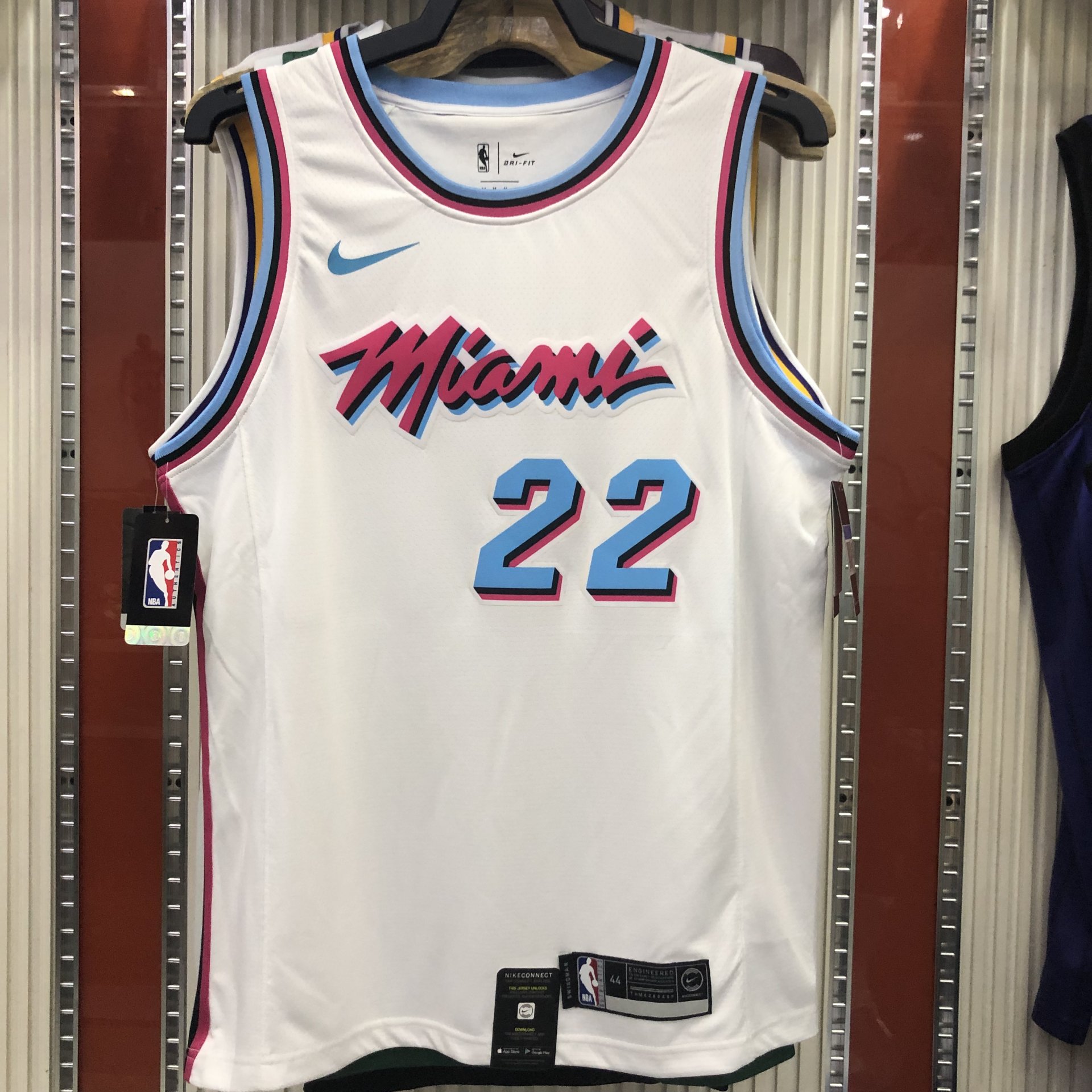 Miami Heat White Swingman Statement Jersey #22 Jimmy Butler, 52% OFF