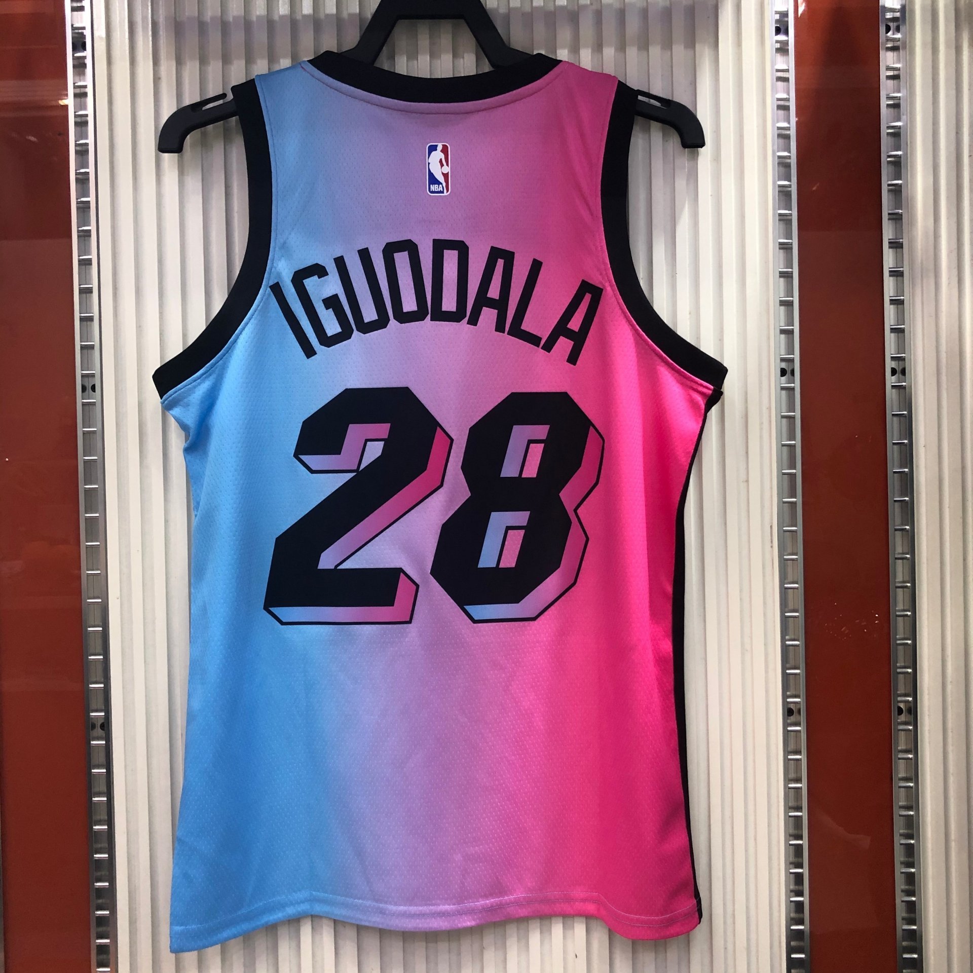 Miami Heat 2020-21 City Edition Vice Blue Pink Jersey : r/heat