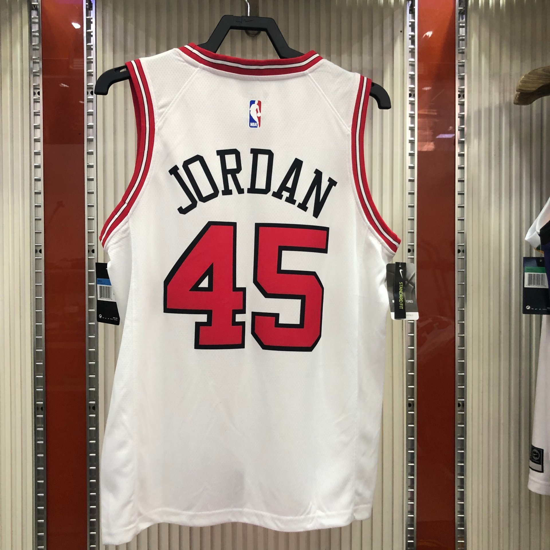 White jordan cheap 45 jersey