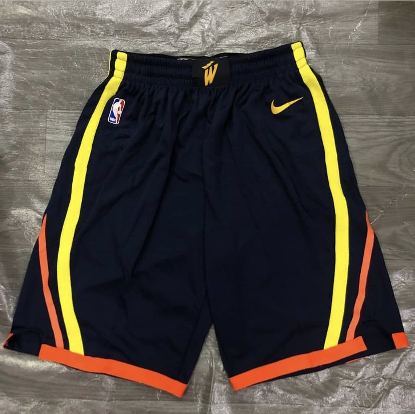 Golden State Warriors City Edition 2020 Men's Nike NBA Swingman Shorts 
