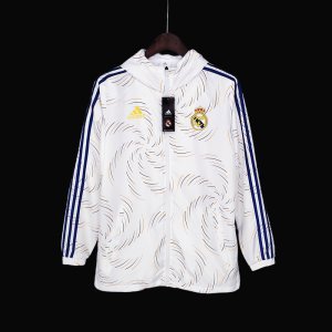 2021-2022 Windbreaker Real Madrid White S-XXL