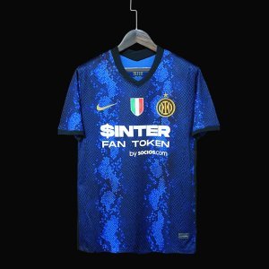 2021-2022 Inter Milan home + sponsor + Serie A champion