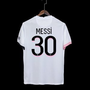 2021-2022season PSG paris away 30#MESSII short sleeve Jerseys Football Sportwear Shirts