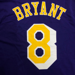 Los Angeles Lakers Kobe Bryant #8 Mitchell&Ness Purple Name And Number Mesh Top