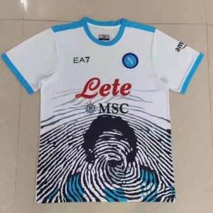 21-22 Napoli Maradona special version white jersey