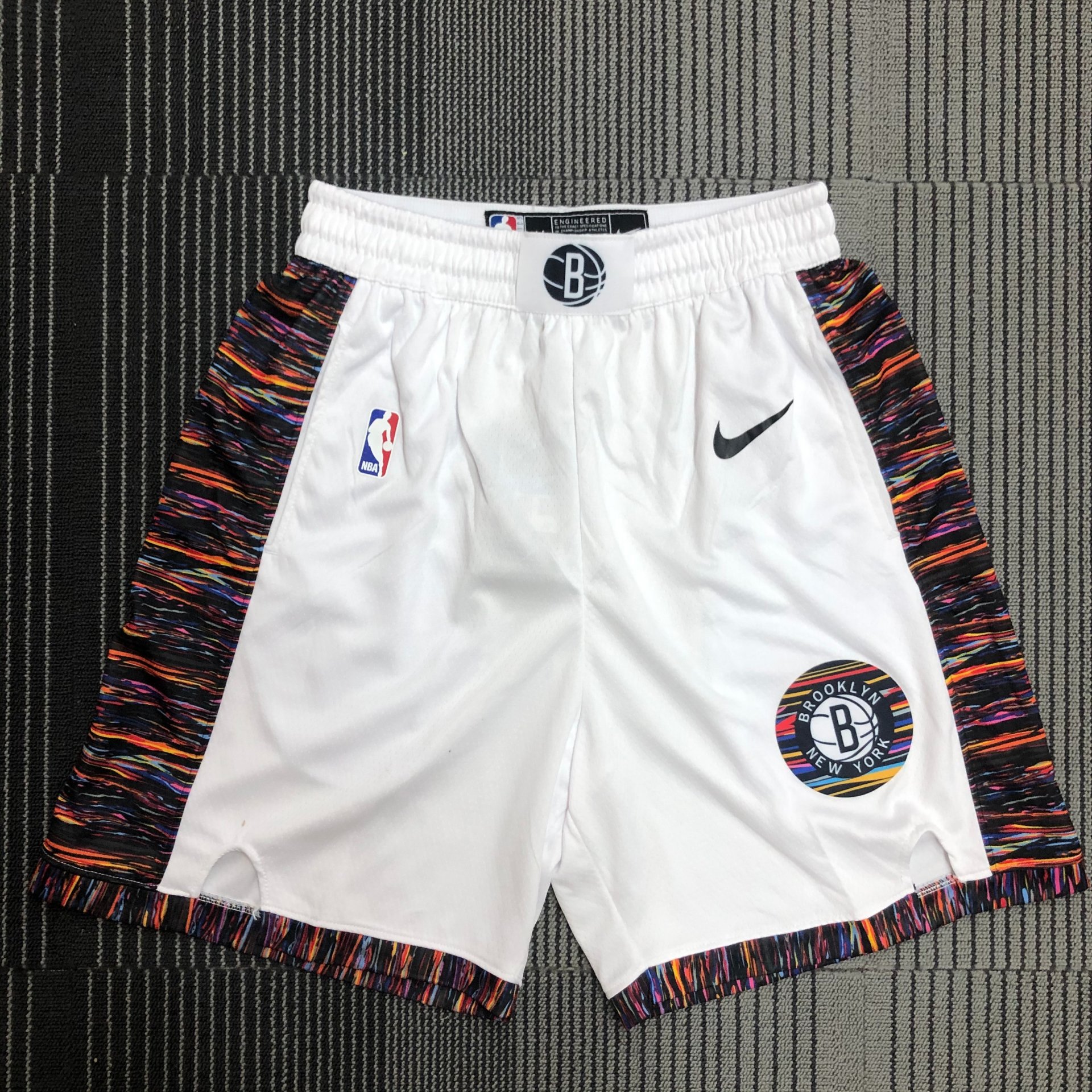 Brooklyn Nets City Edition BIGGIE white short JerseyAve