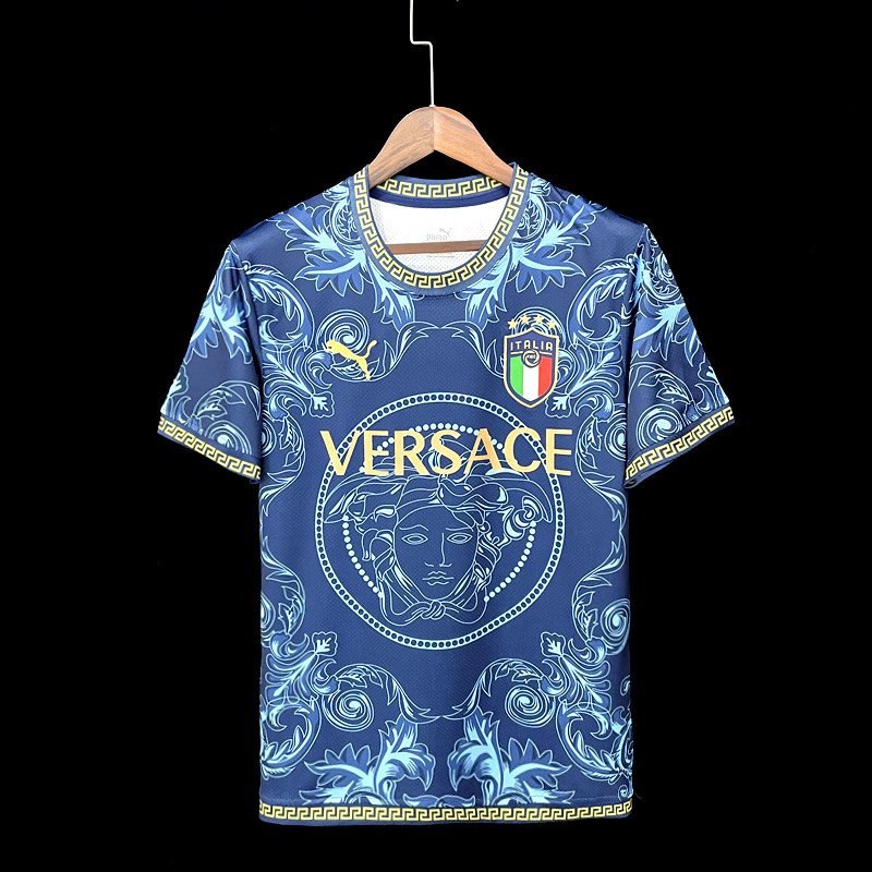 Italy X Versace Edition 2223 season soccer jersey - JerseyAve - Marketplace