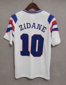 France 1996 #10 Zidane football shirt soccer jersey camiseta top mens Adidas Vintage