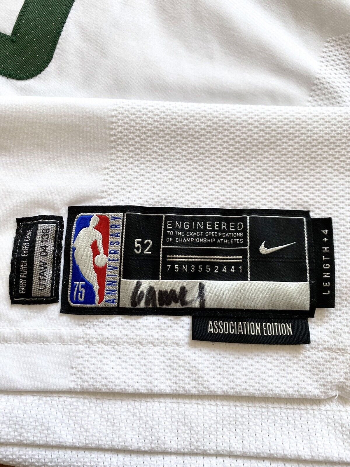 Eric Paschall Utah Jazz Game Worn Used Jersey 2022 NBA Playoffs Nike  Meigray COA - JerseyAve - Marketplace