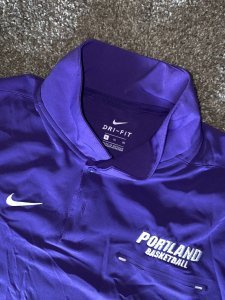 Portland Pilots Team Issued Collared Polo Nike Dri-Fit Size XL NCAA Basketball