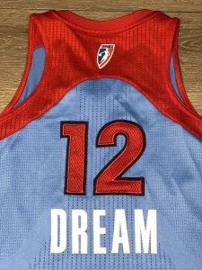 Atlanta Dream 2012 WNBA Sample Jersey Adidas Authentic Mesh Rev30 Size L 12 WNBA