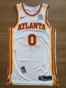 Brandon Goodwin Game worn Used jersey Atlanta Hawks Meigray Coa Nike 2021 NBA