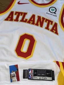 Brandon Goodwin Game worn Used jersey Atlanta Hawks Meigray Coa Nike 2021 NBA