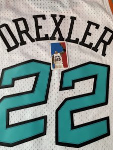 Clyde Drexler Size M 1996 NBA All Star Game Adidas Soul Swingman NBA Jersey Mens