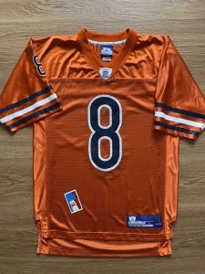 Rex Grossman Chicago Bears Orange Alternate Jersey Reebok Size S Mens NFL VTG #8
