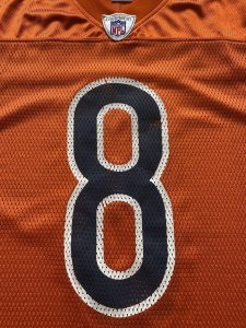 Rex Grossman Chicago Bears Orange Alternate Jersey Reebok Size S Mens NFL VTG #8